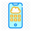 Cloud Phone Storage Icon