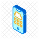 Cloud Phone Storage  Icon