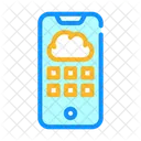 Cloud Phone Storage  Icon