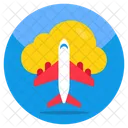 Cloud Plane  Icon