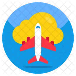 Cloud Plane  Icon