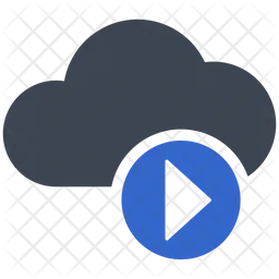 Cloud play  Icon