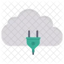 Cloud Plug Cloud Energy Power Icon