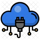 Cloud Plug Plug Transfer Icon
