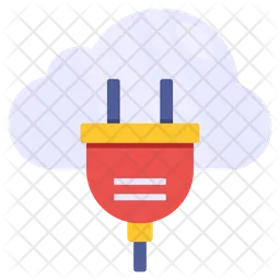 Cloud Plug  Icon