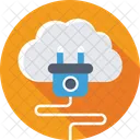 Hosting Cloud Computing Icon
