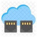 Ethernet Cloud Ports Icon