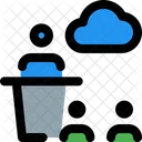 Cloud-Präsentation  Symbol