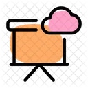 Cloud-Präsentation  Symbol