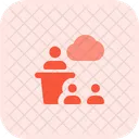 Cloud Presentation Audience Target Icon