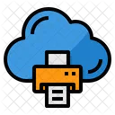 Cloud print  Icon