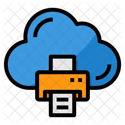 Cloud print  Icon