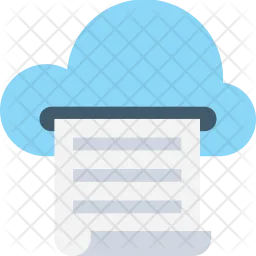 Cloud Print  Icon