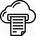 Cloud Print  Icon