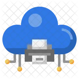 Cloud Printer  Icon