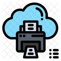 Cloud Printer  Icon