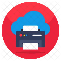 Cloud Printer  Icon