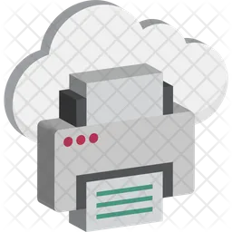 Cloud Printing  Icon