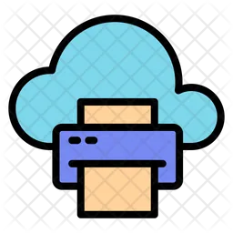 Cloud Printing  Icon
