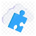 Cloud Problem Solving Cloud Logic Cloud Technology Icon
