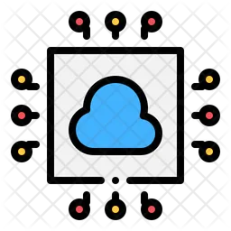 Cloud processing  Icon