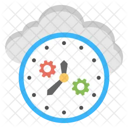 Cloud Processing  Icon