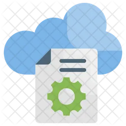 Cloud Processing  Icon