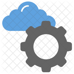 Cloud processing Icon