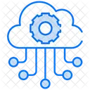 Cloud processing  Icon