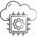 Cloud processor  Icon