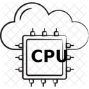 Cloud Processor  Icon