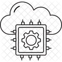 Cloud processor  Icon