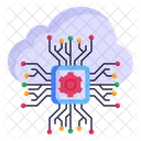 Cloud Processor  Icon