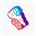 Parcel Brain Cloud Icon