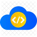 Cloud Programmierung Cloud Codierung Codierung Symbol