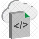 Cloud Programming Cloud Coding Html File Icon