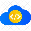 Cloud Programming Cloud Coding Coding Icon