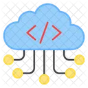 Cloud Coding Cloud Programming Cloud Development Icon