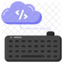 Cloud Programming Cloud Coding Cloud Development アイコン