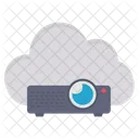 Cloud Projetor Online Presentation Video Conference Icon