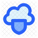 Cloud Network Security Icon