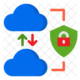 Cloud Protection  Icon