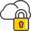 Cloud Protection Computing Icon