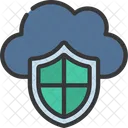 Cloud Protection Cloud Security Cloud Computing Icon