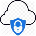 Cloud Protection Cloud Security Data Encryption Icône
