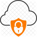 Cloud Protection Cloud Security Data Encryption Icône