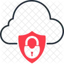 Cloud Protection Cloud Security Data Encryption Icône