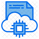 Cloud-Prozessor  Symbol