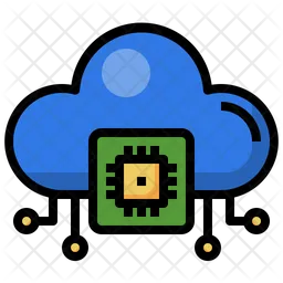 Cloud-Prozessor  Symbol