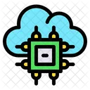 Cloud-Prozessor  Symbol